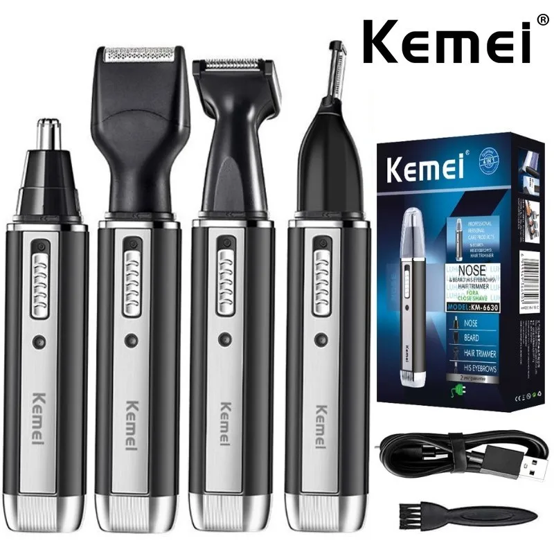 Grooming Men'S Eyebrows - Kemei alat pangkas hidung elektrik 4