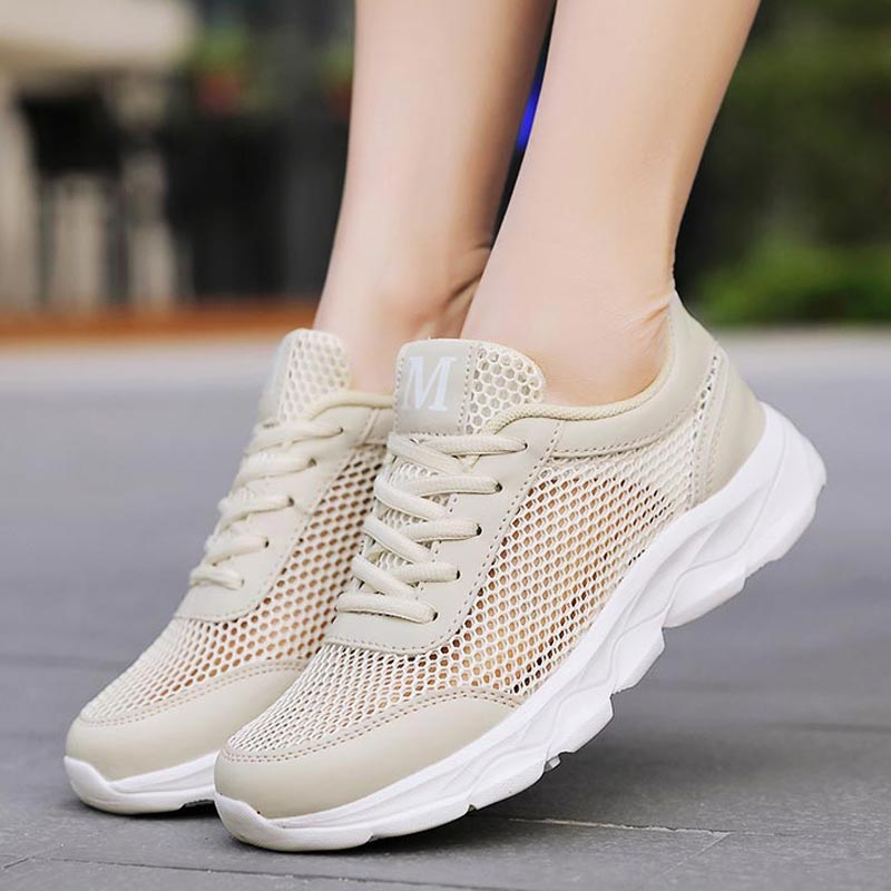 Men'S Grooming Pictures - Musim Panas Bernapas Sepatu Wanita Mesh