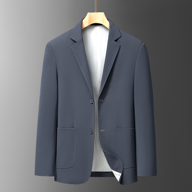 Jack Men'S Grooming - Blazer Pria Bisnis Kasual Warna Solid