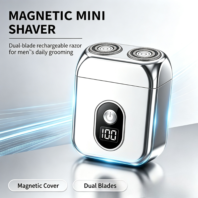 Men Grooming Home - Pemangkas Rambut Mini Elektrik Magnetik Tahan
