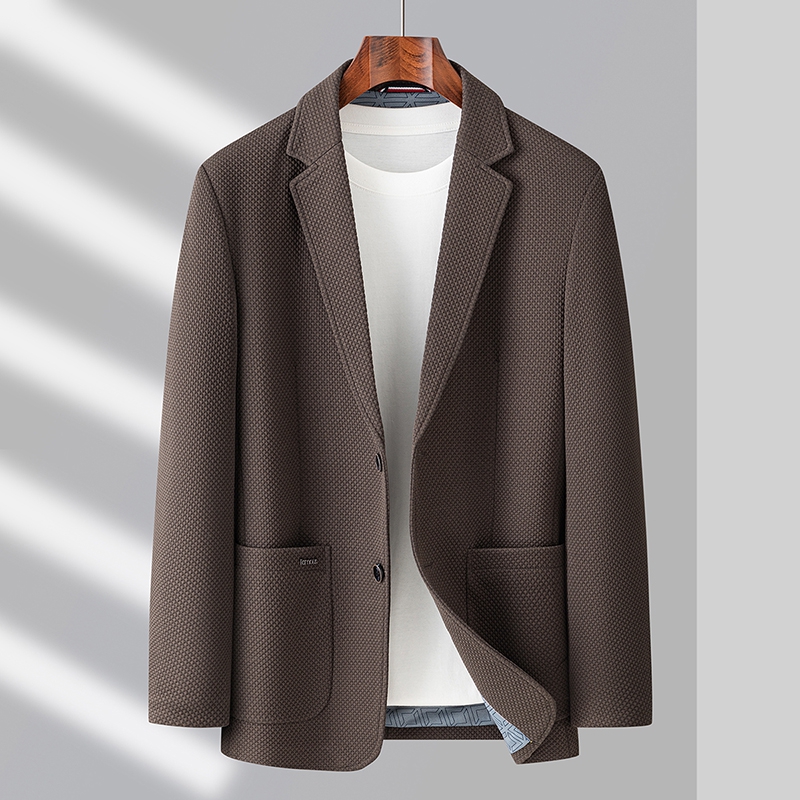 Jack Men'S Grooming - Blazer Warna Solid Musim Gugur 2026,