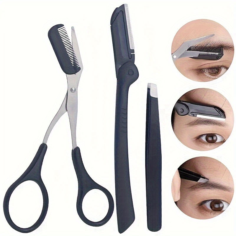 Grooming Men'S Eyebrows - Set Kit Alis 3 Buah untuk