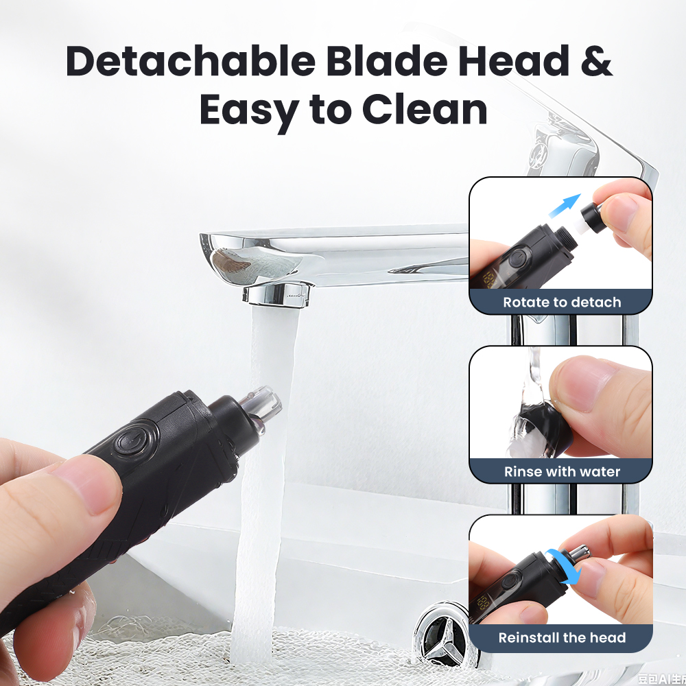 Pemotong Rambut Hidung Elektri - Nose Hair Trimmer ulasan dan harga