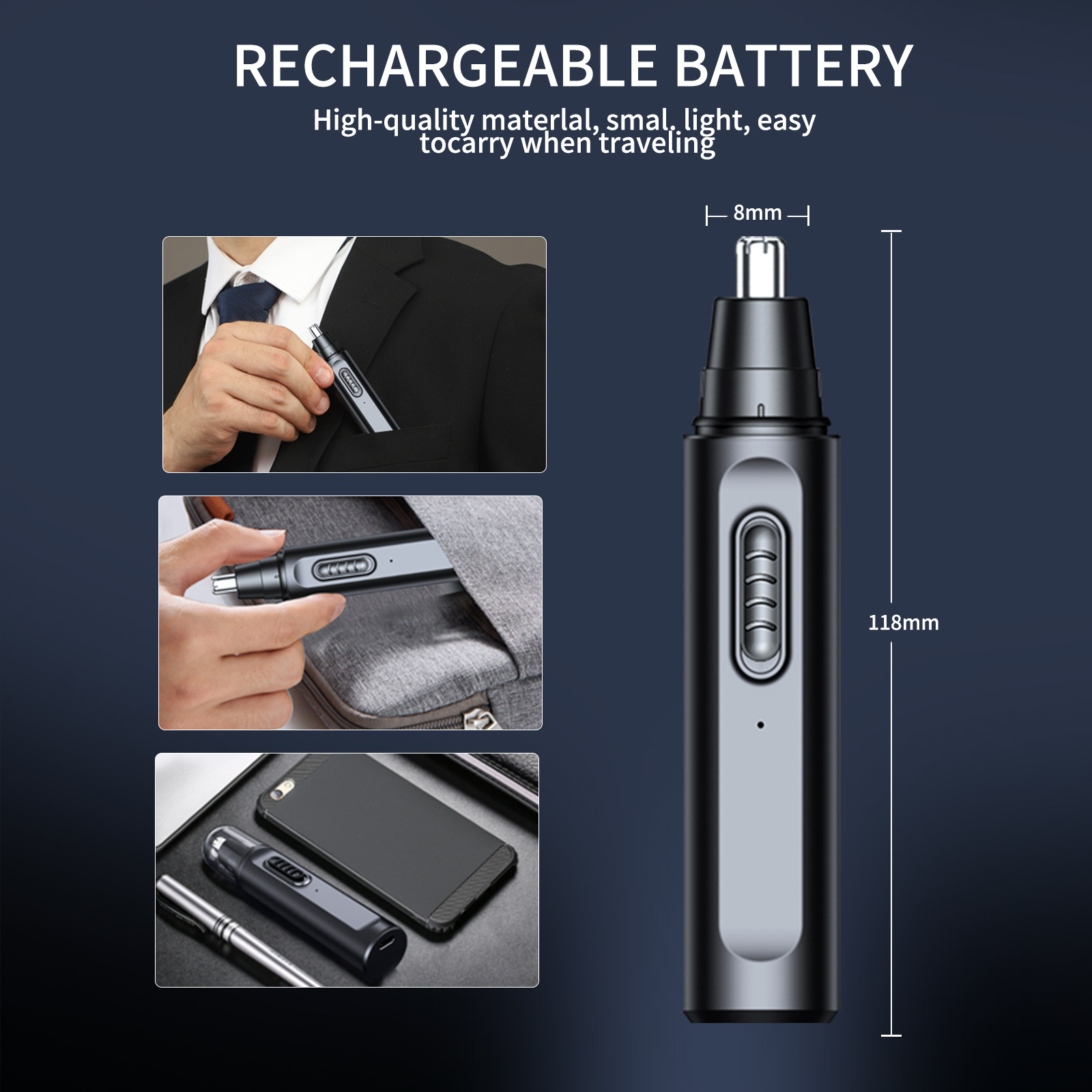 Pemangkas Bulu Hidung untuk Pr - Electric Shaver Rotary ulasan dan harga