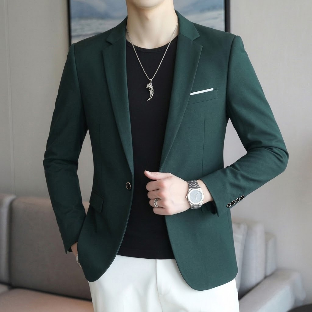 Blazer Pria Kasual Bisnis Warn - Jack Men'S Grooming ulasan dan harga