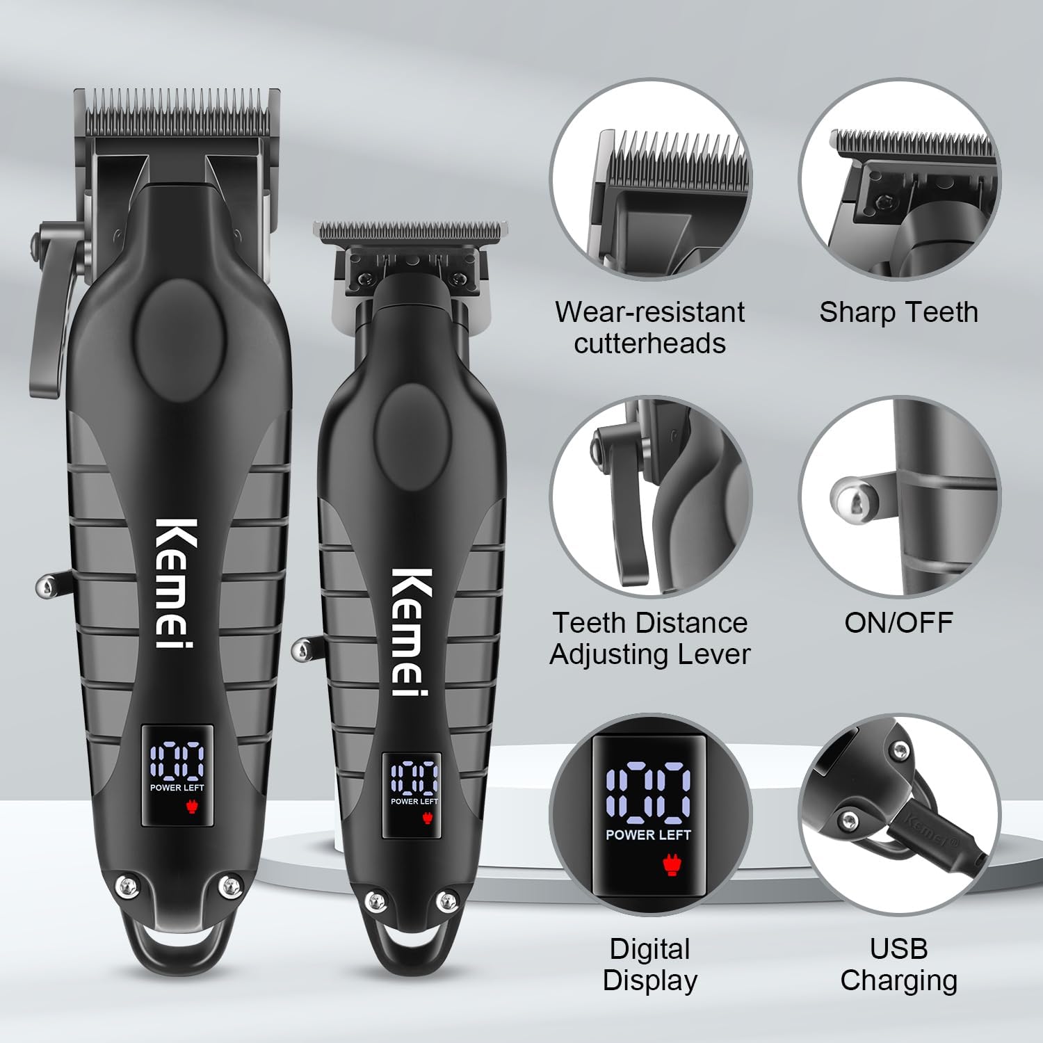 Kemei Kit alat cukur rambut pr - Electric Shaver Rotary ulasan dan harga