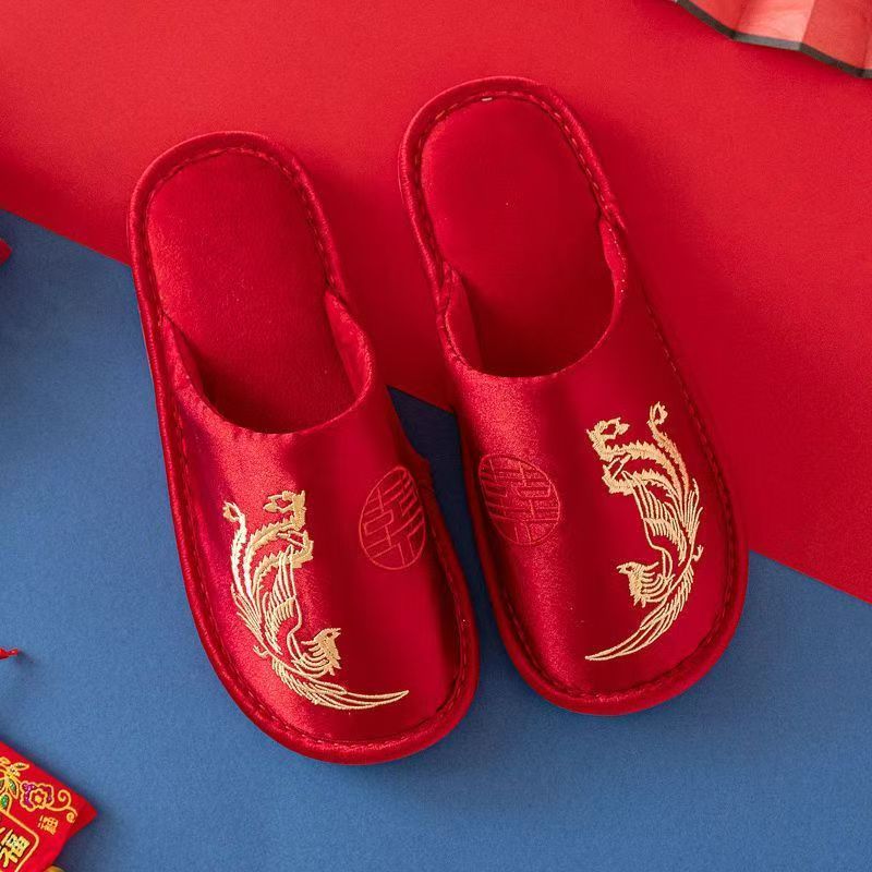 Sandal Pernikahan Merah Baotou - Men Grooming Home ulasan dan harga