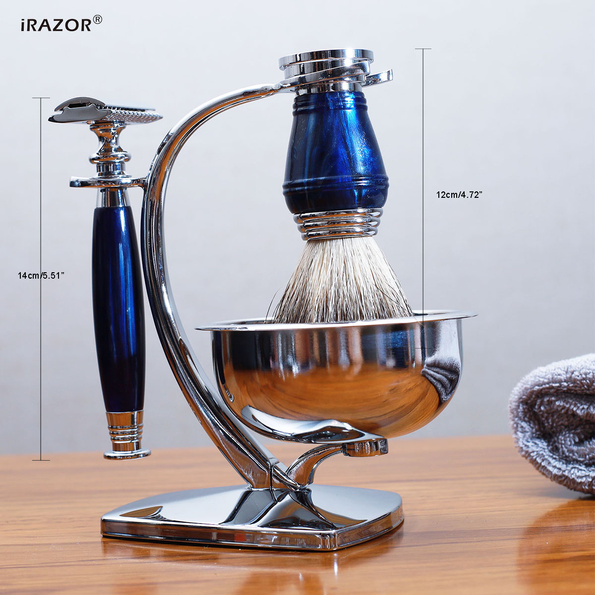 iRAZOR Royal Blue Luxury Men's - Men'S Grooming Set Gift ulasan dan harga
