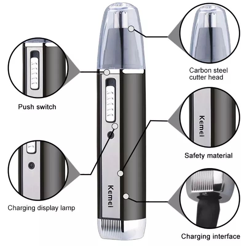 Kemei Alat Cukur Rambut Elektr - Grooming Men'S Eyebrows ulasan dan harga