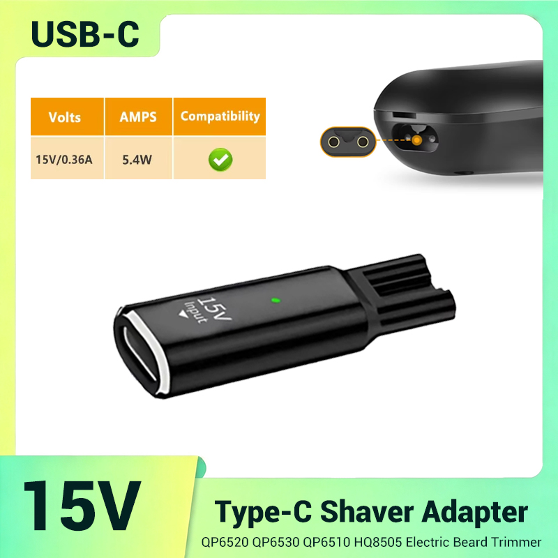 Adaptor Pengisi Daya Mini USB- - Electric Shaver Rotary ulasan dan harga
