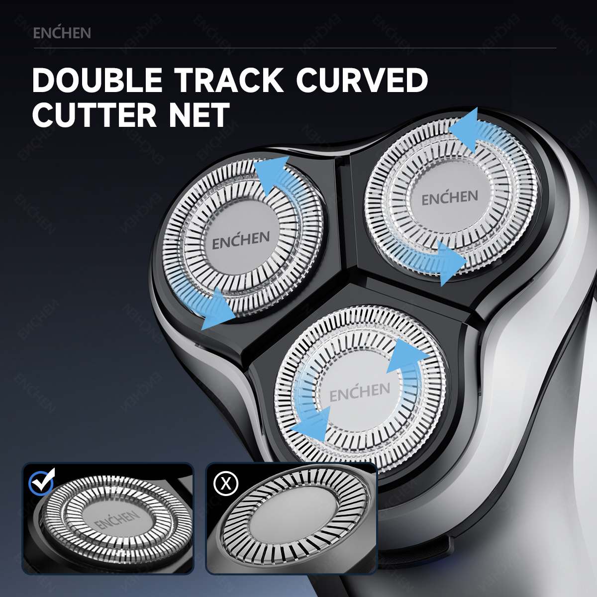 Kepala Pisau Cukur Elektrik Pe - Electric Shaver Rotary ulasan dan harga