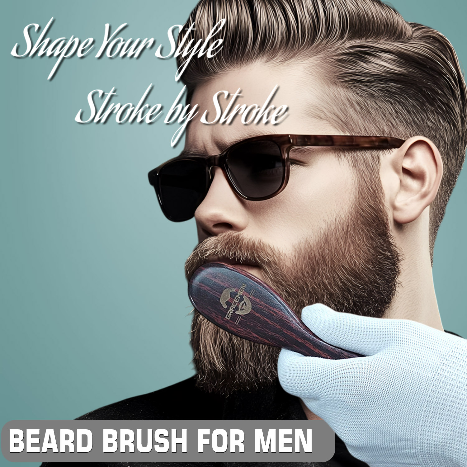 Sikat Jenggot Bulu Babi Mini u - Men'S Grooming Pictures ulasan dan harga