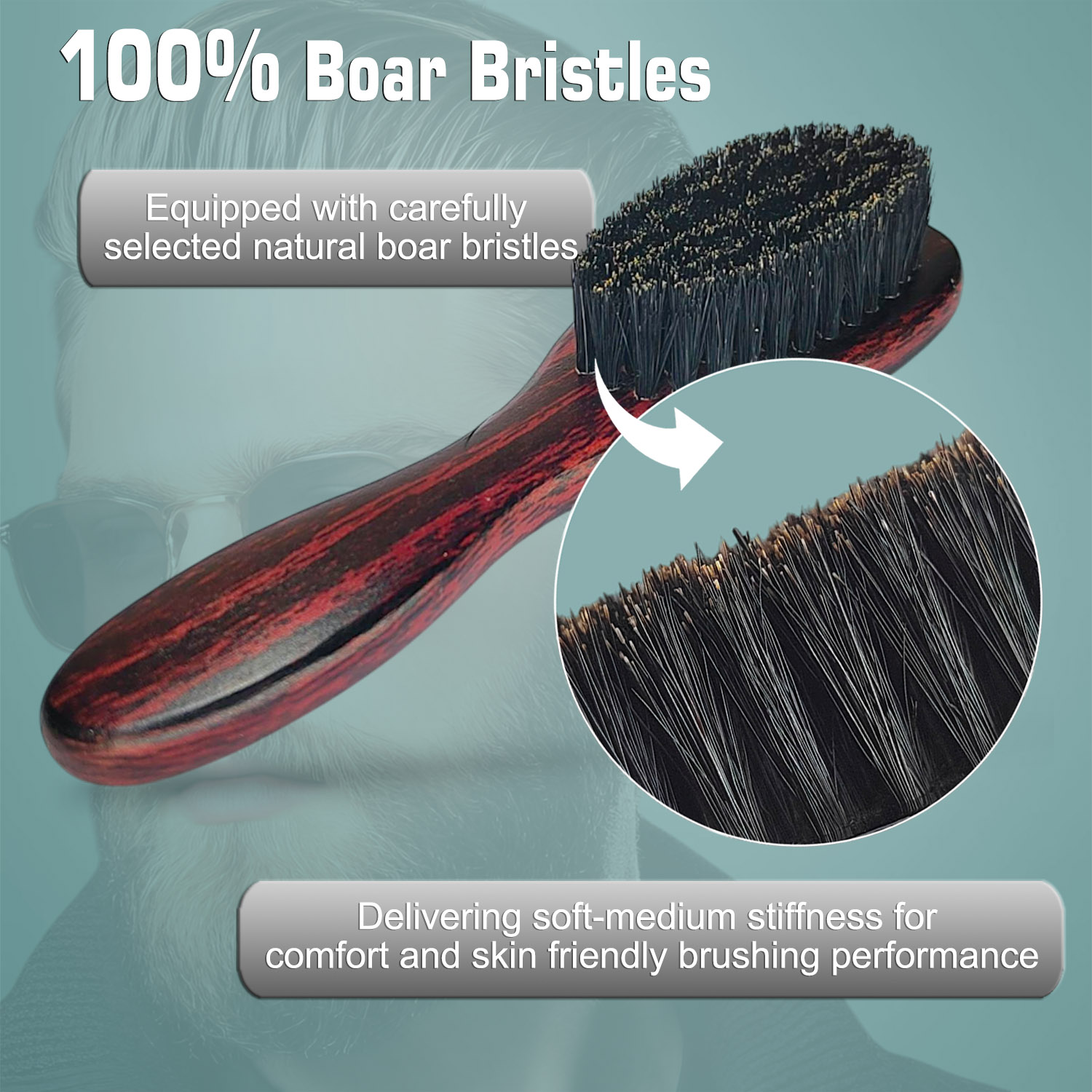 Sikat Jenggot Bulu Babi Mini u - Men'S Grooming Pictures ulasan dan harga