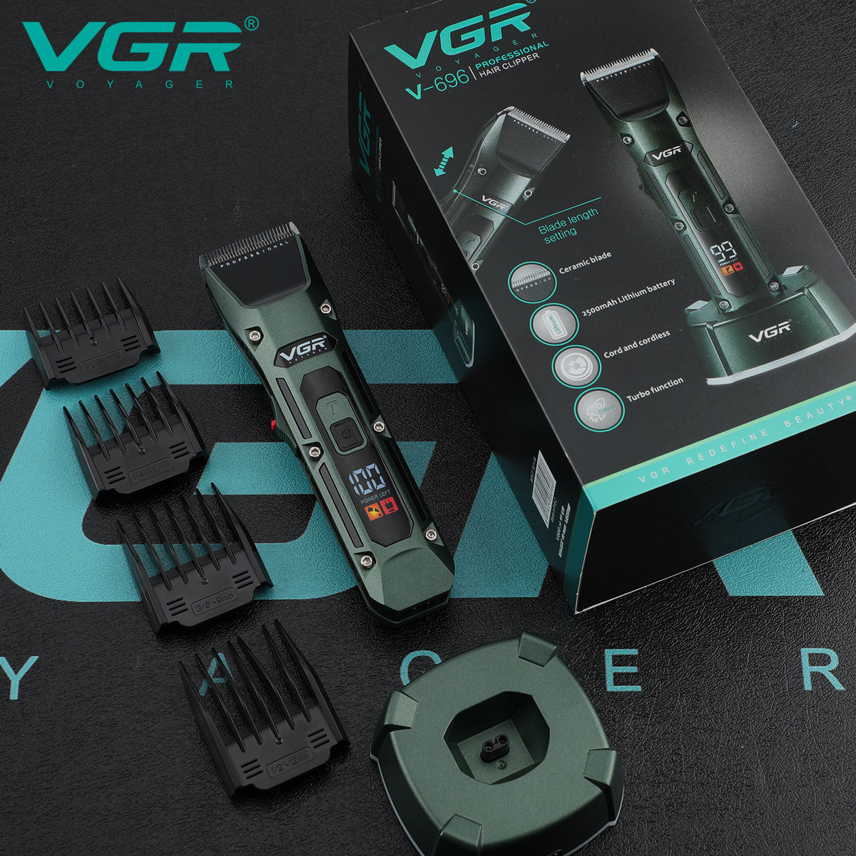 VGR V-696 Mesin Potong Rambut  - Electric Shaver Rotary ulasan dan harga